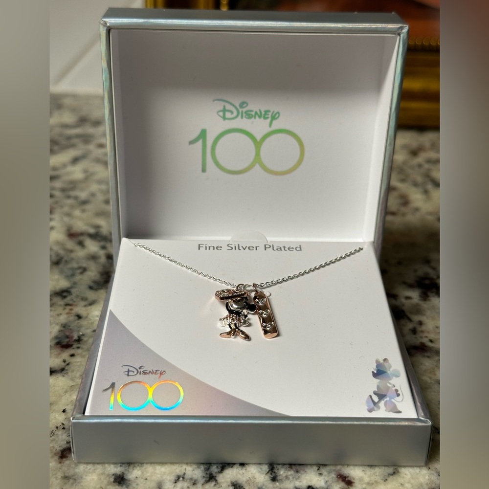 Disney 100 anniversary necklace